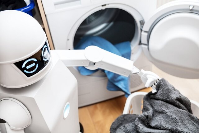 رباتی که لباس می‌شوید