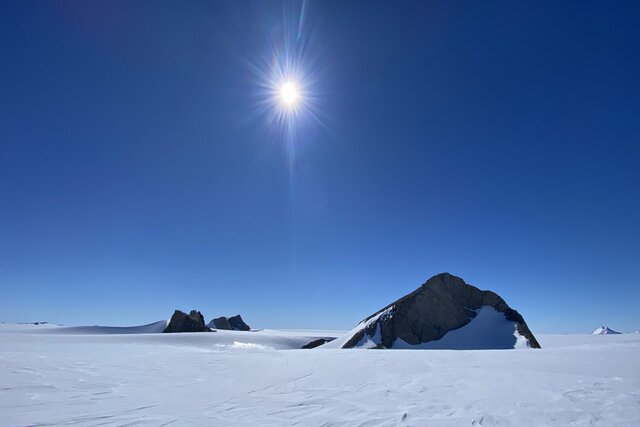 منظره برفی جنوبگان