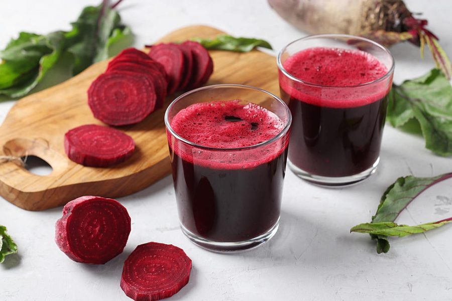 آب چغندر و آب لبو