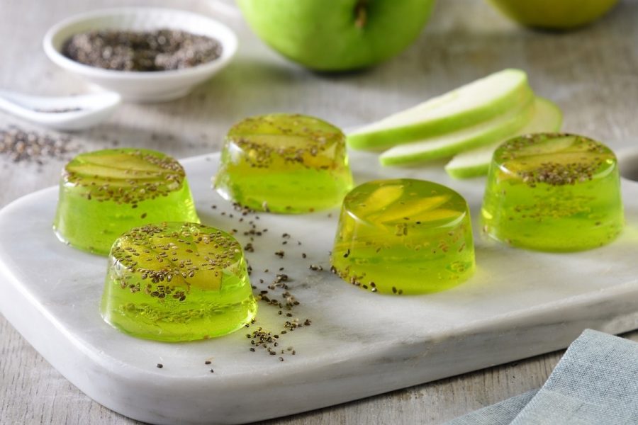 ژلاتین سیب و چیا